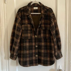 Z Supply - Plaid Tucker Shirt Jacket (Size M)